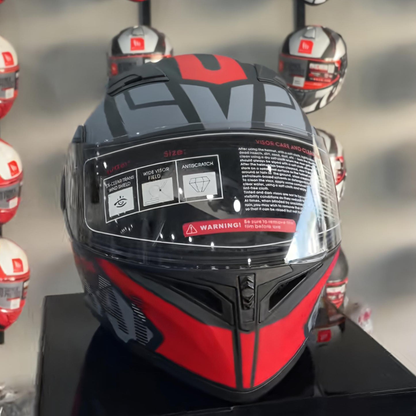 JK-21 Çene Açılır Ece-Dot Sertifiklalı Güneş Vizörlü Kırmızı Kask ( KAPIDA ÖDEME & ÜCRETSİZ KARGO )